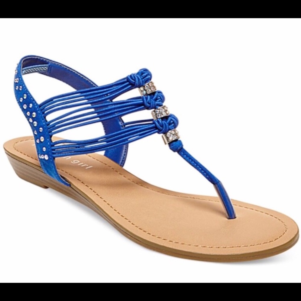 Madden Girl Royal Blue Dressy Sandal Size 6